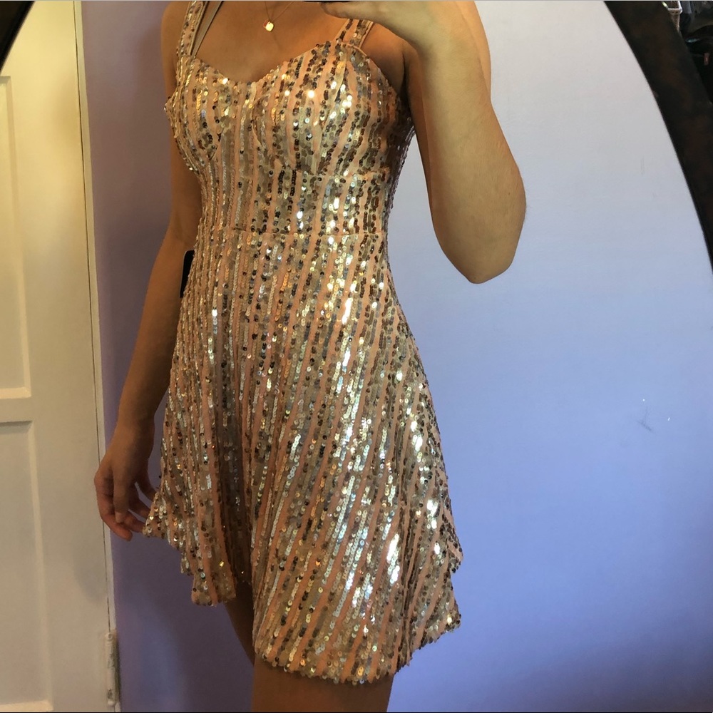 sparkly dress from lulus!